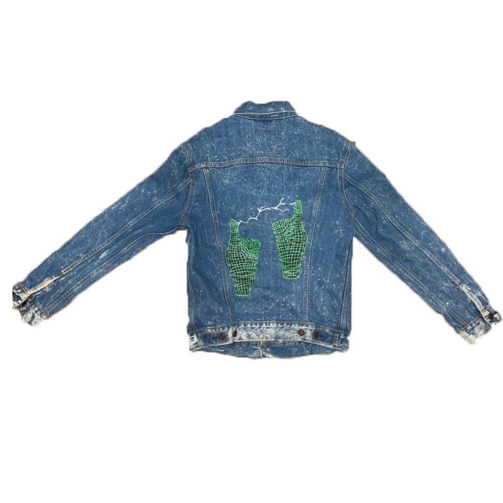 Vintage Levi’s “digital touch” hand painted by me